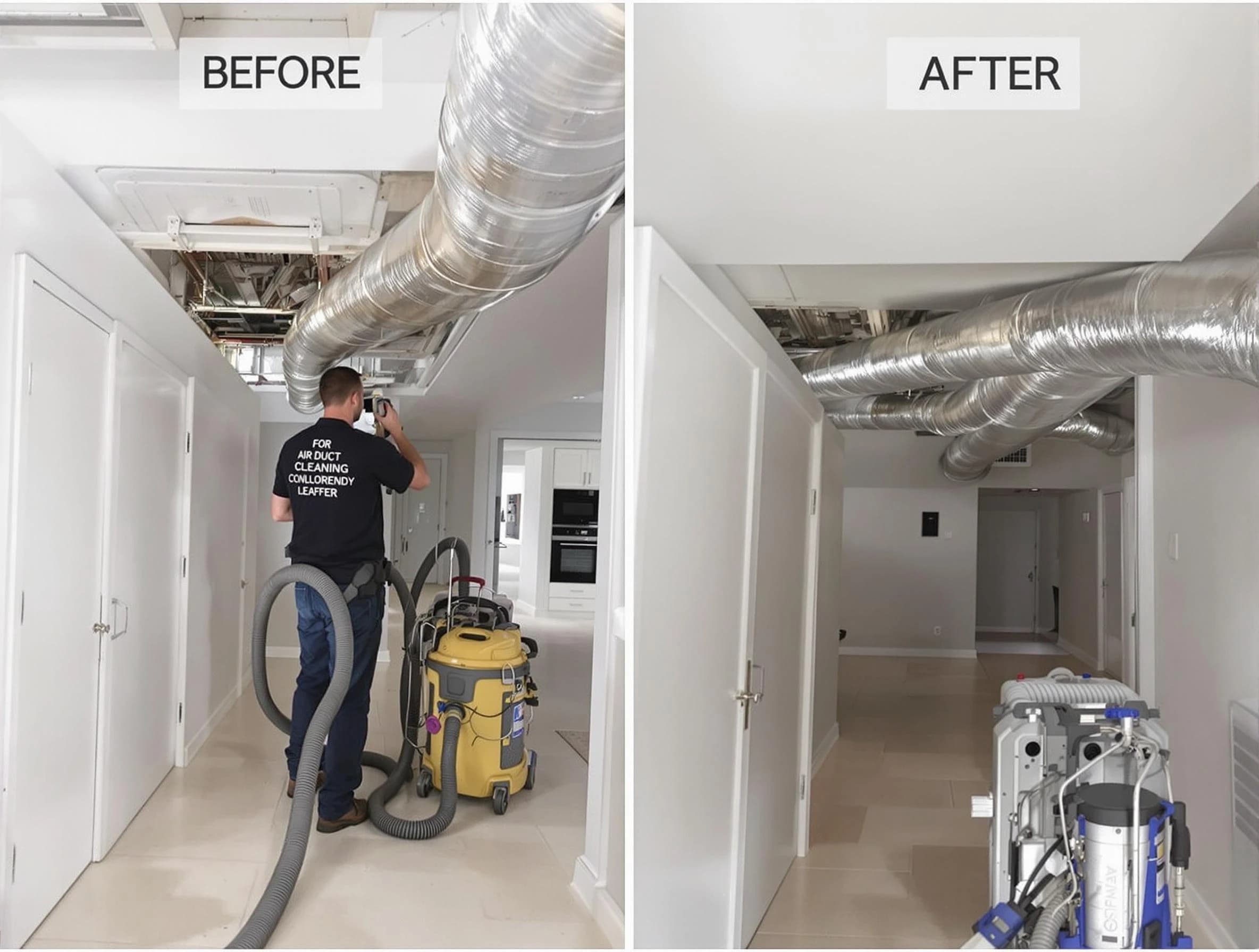 Nashville Air Duct Cleaning professional performing thorough air duct cleaning in Nashville