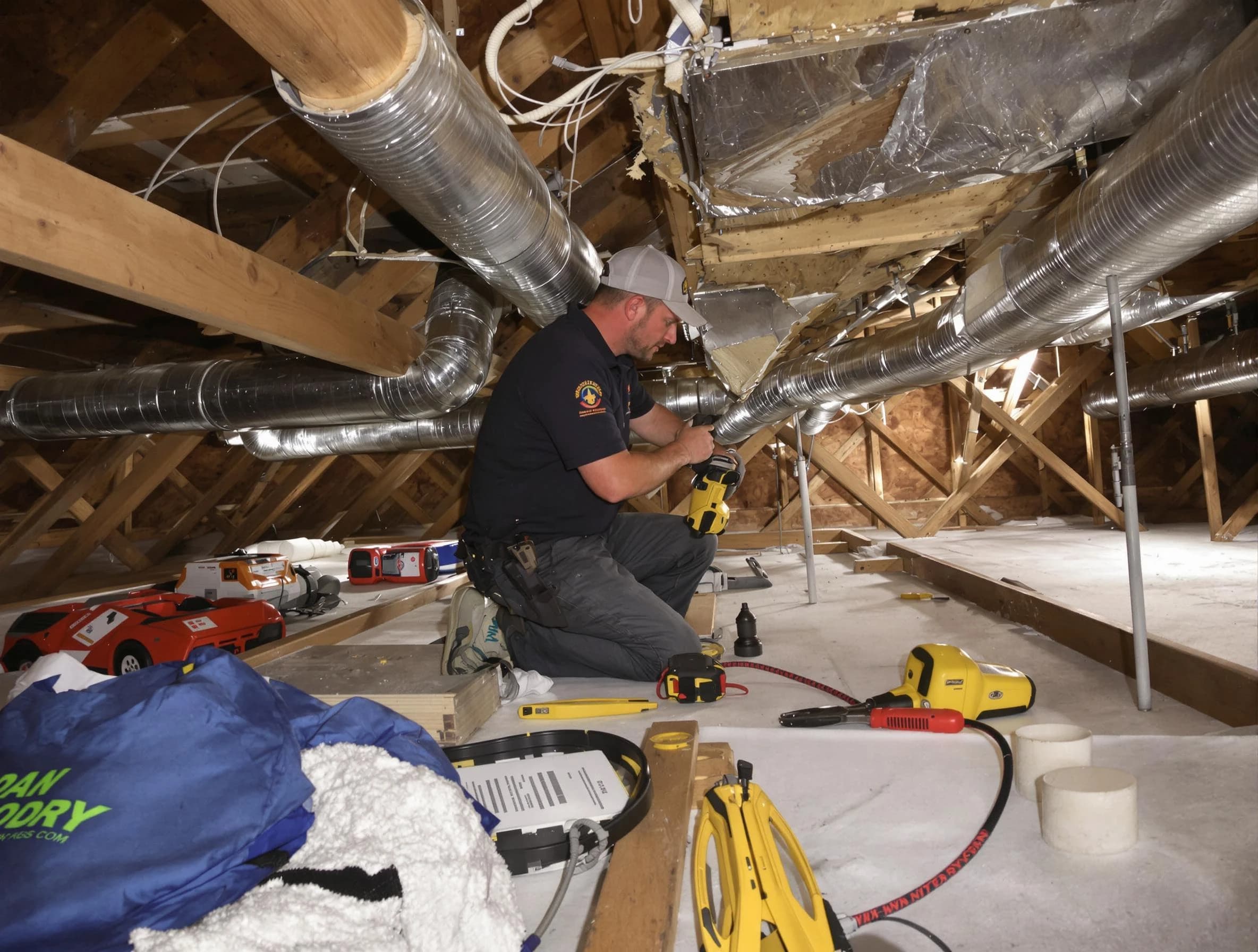 Professional air duct repair by Nashville Air Duct Cleaning in Nashville