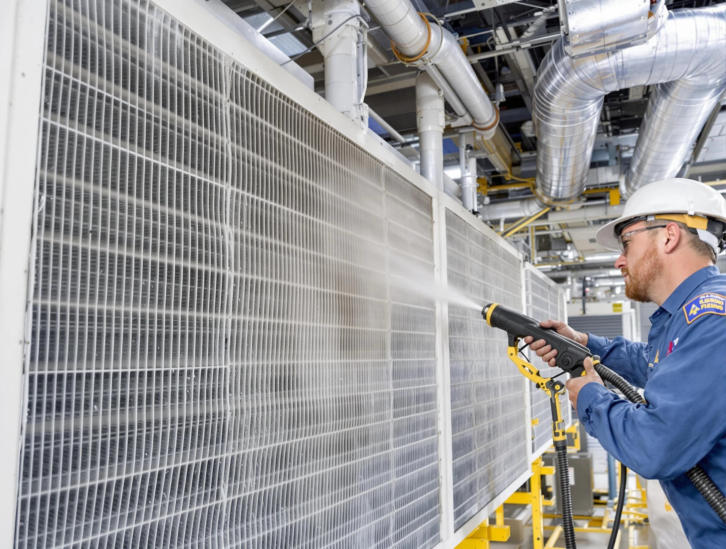 Professional commercial coil cleaning by Nashville Air Duct Cleaning in Nashville