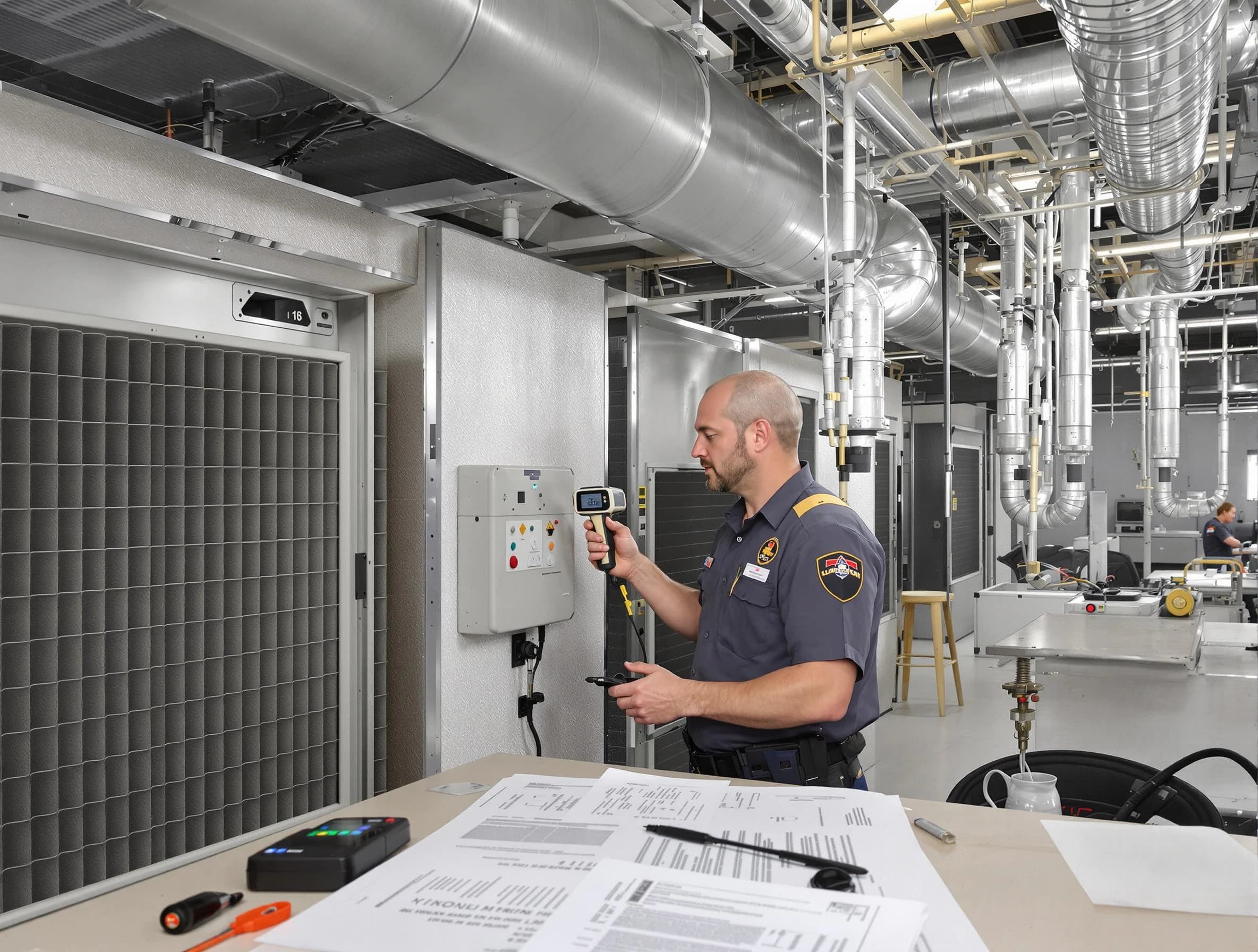 Professional filter system inspection by Nashville Air Duct Cleaning in Nashville