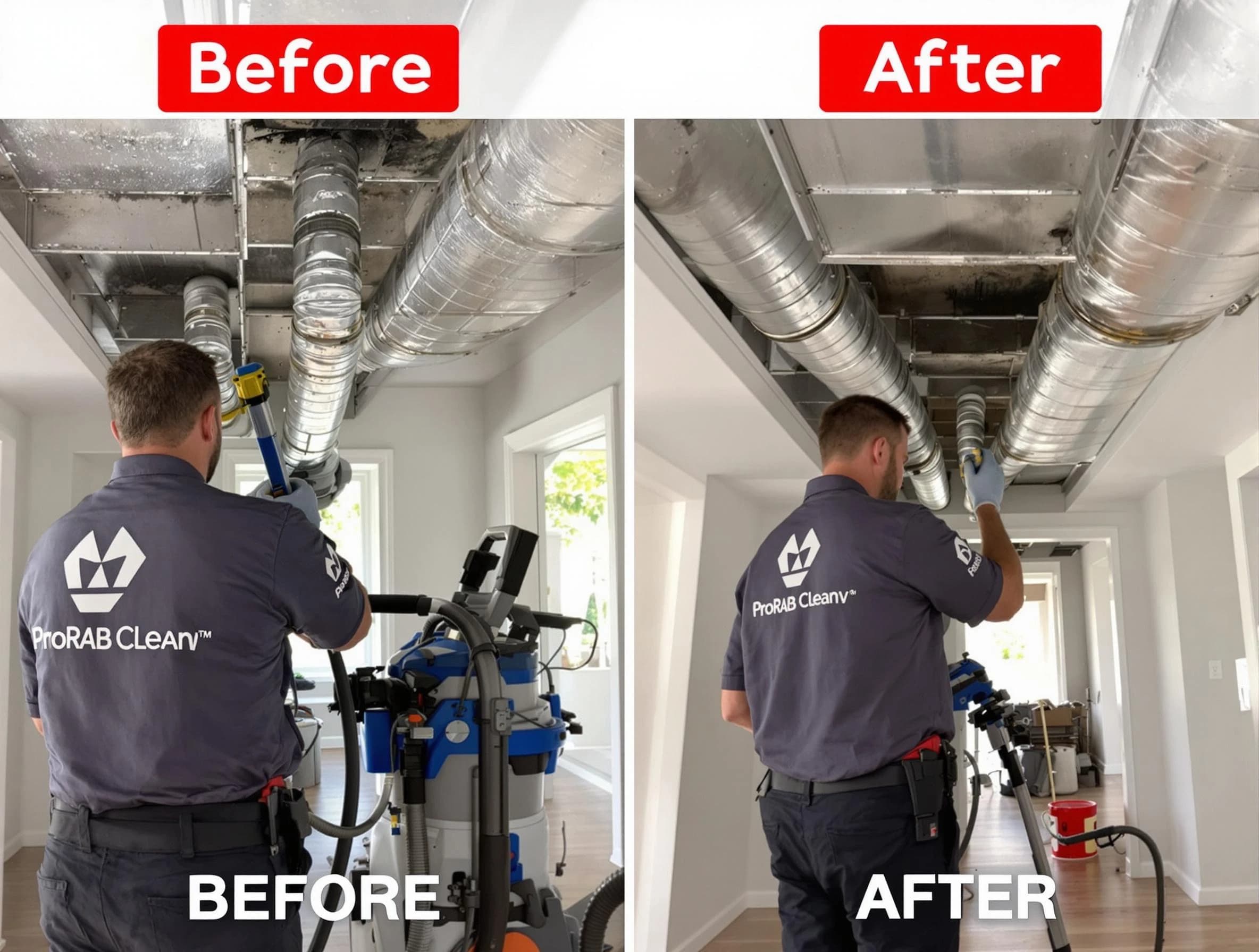 Nashville Air Duct Cleaning expert performing thorough residential duct cleaning in a Nashville home