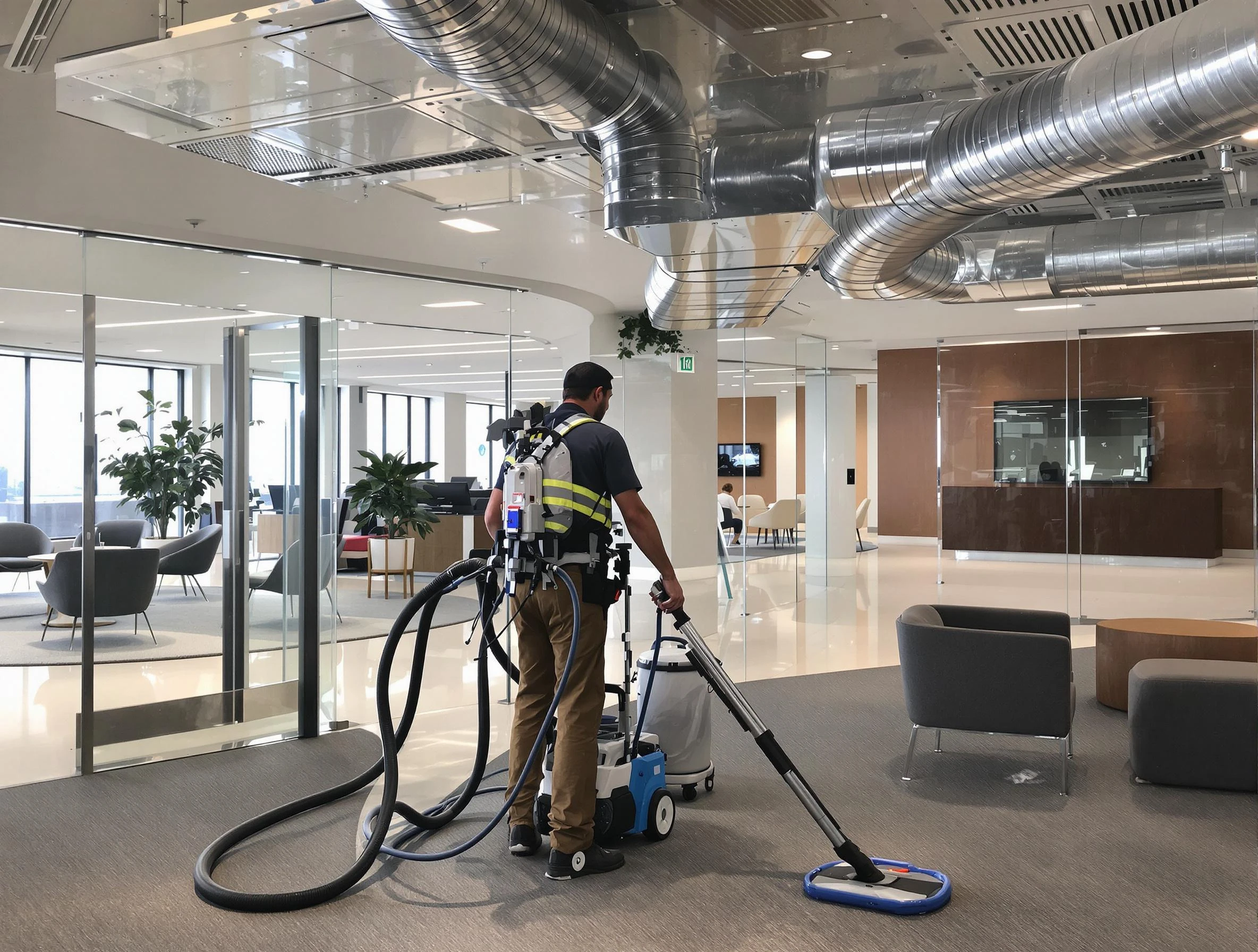 Commercial duct cleaning service by Nashville Air Duct Cleaning in Nashville