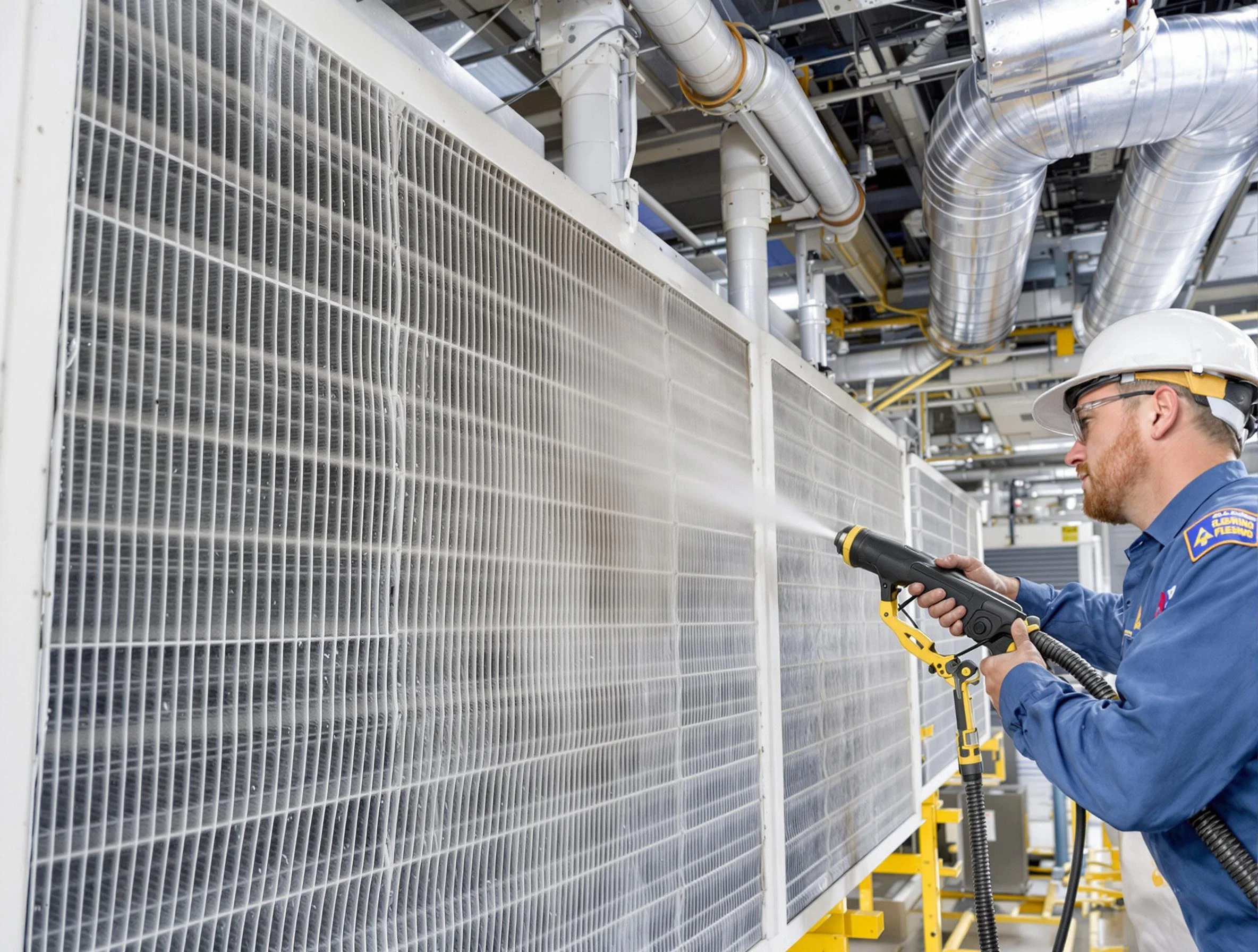 Professional commercial coil cleaning by Nashville Air Duct Cleaning in Nashville